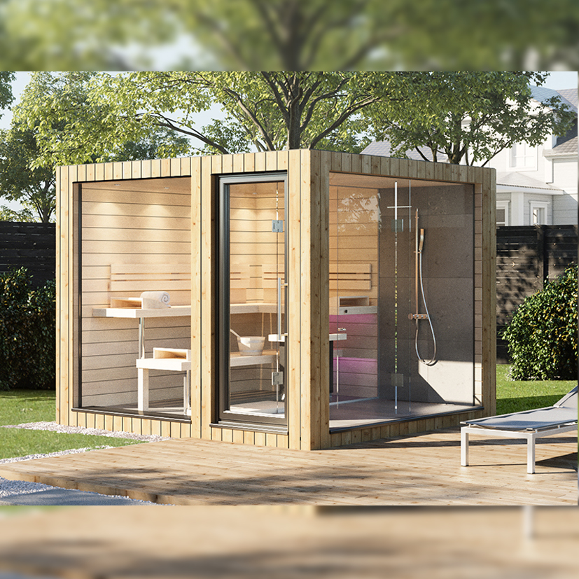 Was ist dann, wenn ich eine eigene Sauna zu Hause möchte, aber im Haus kein ausreichender Platz zur Verfügung steht?