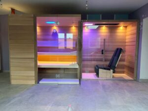 Sauna King relaxkabin és finnszauna kanadai cédrusból