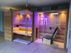 Sauna King relaxkabin és finnszauna kanadai cédrusból