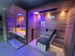 Sauna King relaxkabin és finnszauna kanadai cédrusból