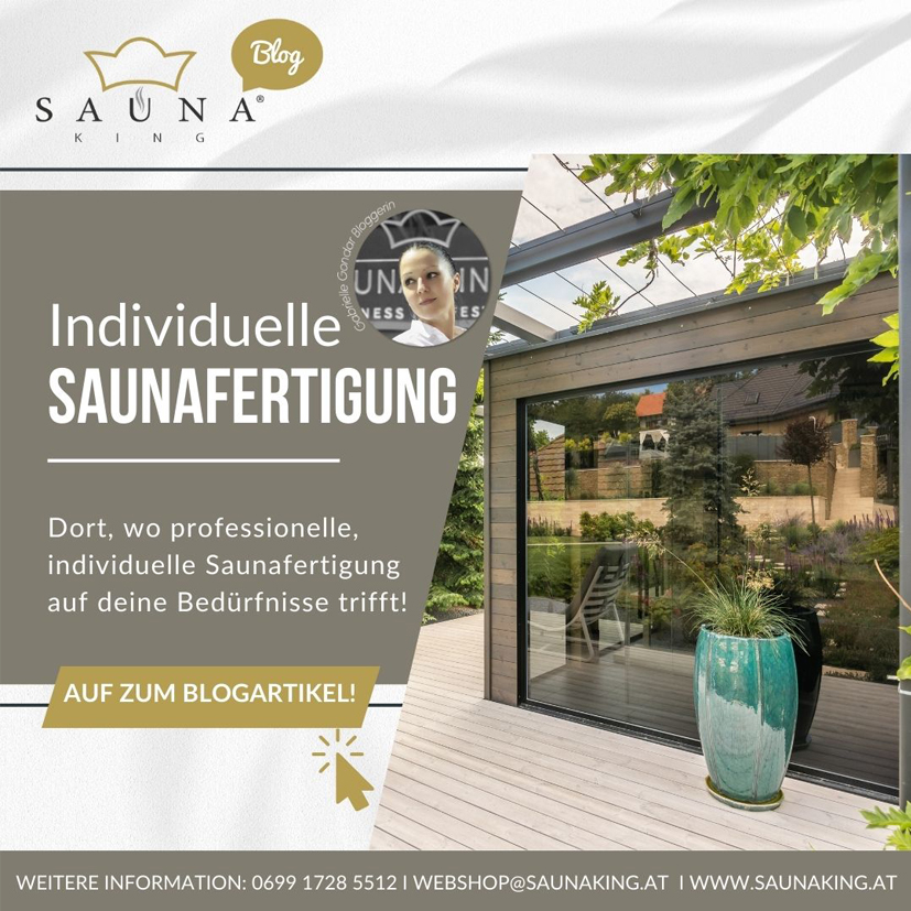SAUNA KING – Dort, wo professionelle, individuelle Saunafertigung auf deine Bedürfnisse trifft!