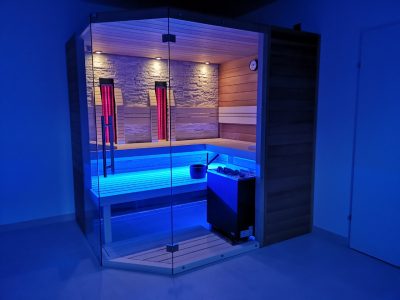 SAUNA KING FINN+INFRA KOMBINIERTE SAUNA MALLORCA FÜR 3-4 PERSONEN