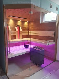 SAUNA KING FINN+INFRA KOMBINIERTE SAUNA MALLORCA FÜR 3-4 PERSONEN