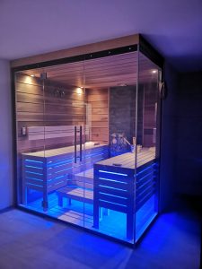 SAUNA KING FINN+INFRA KOMBINIERTE SAUNA MALLORCA FÜR 3-4 PERSONEN