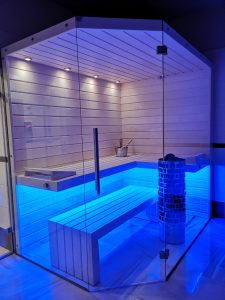SAUNA KING FINN+BIO KOMBINIERTE SAUNA RHODOS FÜR 2-3 PERSONEN