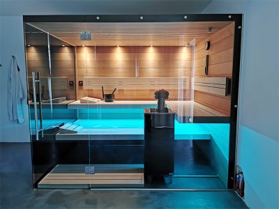 SAUNA KING FINN+BIO KOMBINIERTE SAUNA RHODOS FÜR 4-5 PERSONEN