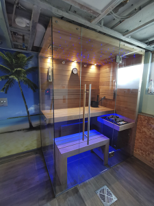 SAUNA KING FINNSAUNA RHODOS FÜR 1-2 PERSONEN