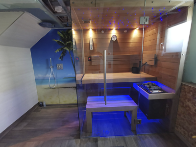 SAUNA KING FINNSAUNA RHODOS FÜR 1-2 PERSONEN