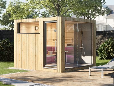 SAUNA KING GARTENSAUNA 315X260CM (NR. 3)
