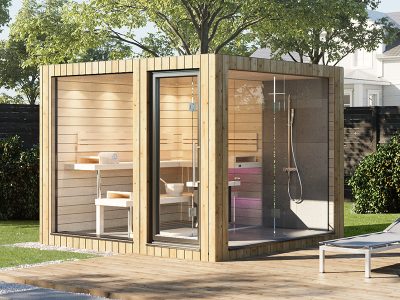 SAUNA KING GARTENSAUNA 315X260CM (NR. 3)