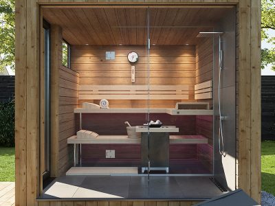 SAUNA KING GARTENSAUNA 315X260CM (NR. 3)