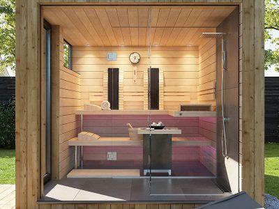 SAUNA KING GARTENSAUNA 315X260CM (NR. 3)
