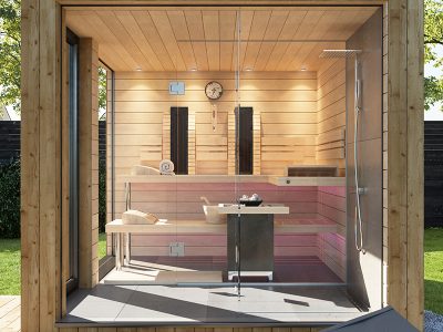 SAUNA KING GARTENSAUNA 315X260CM (NR. 3)