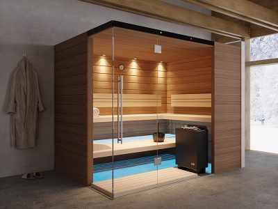 SAUNA KING FINNSAUNA RHODOS FÜR 4-5 PERSONEN