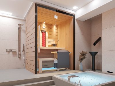 SAUNA KING FINN+INFRA KOMBINIERTE SAUNA HAWAII FÜR 1-2 PERSONEN