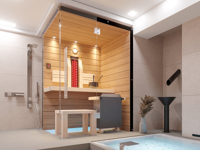 SAUNA KING FINN+INFRA KOMBINIERTE SAUNA TENERIFFA FÜR 1-2 PERSONEN