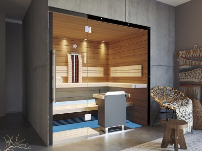 SAUNA KING FINN+INFRA KOMBINIERTE SAUNA HAWAII FÜR 2-3 PERSONEN