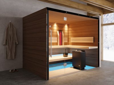 SAUNA KING FINN+INFRA KOMBINIERTE SAUNA HAWAII FÜR 4-5 PERSONEN