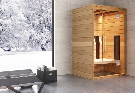 SAUNA KING INFRASAUNA AUS HEMLOCK FÜR 2 PERSONEN
