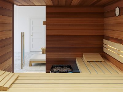 SAUNA KING FINNSAUNA FÜR 3-4 PERSONEN AUS ZEDERNHOLZ, 200X160CM