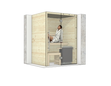 SAUNA KING FINNSAUNA HAWAII FÜR 1-2 PERSONEN