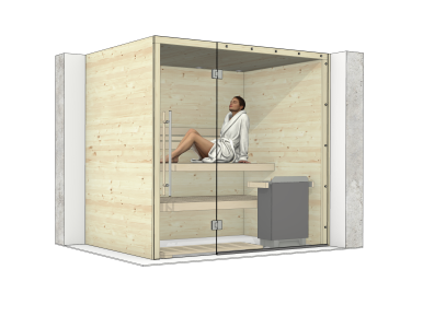 SAUNA KING FINNSAUNA HAWAII FÜR 2-3 PERSONEN