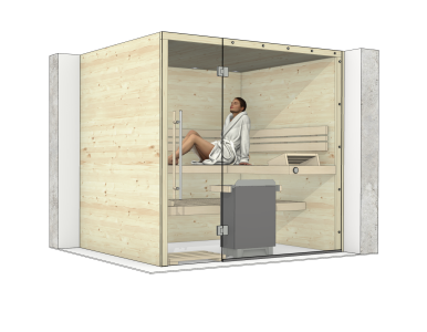 SAUNA KING FINNSAUNA HAWAII FÜR 3-4 PERSONEN