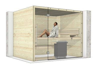 SAUNA KING FINNSAUNA HAWAII FÜR 4-5 PERSONEN
