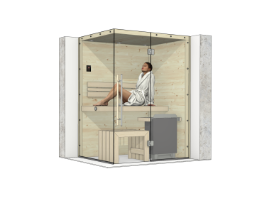 SAUNA KING FINNSAUNA TENERIFFA FÜR 1-2 PERSONEN