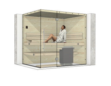 SAUNA KING FINNSAUNA TENERIFFA FÜR 2-3 PERSONEN