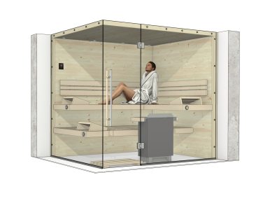 SAUNA KING FINNSAUNA TENERIFFA FÜR 3-4 PERSONEN