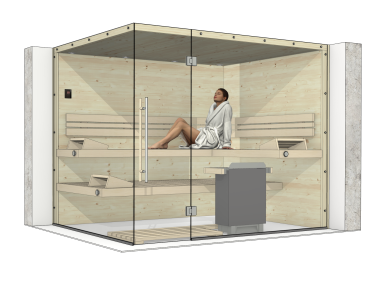SAUNA KING FINNSAUNA TENERIFFA FÜR 4-5 PERSONEN