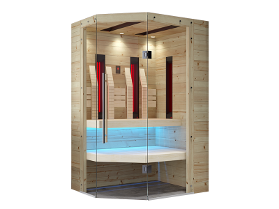 SAUNA KING INFRASAUNA AUS ALPENLÄNDISCHEM ZIRBENHOLZ MALLORCA