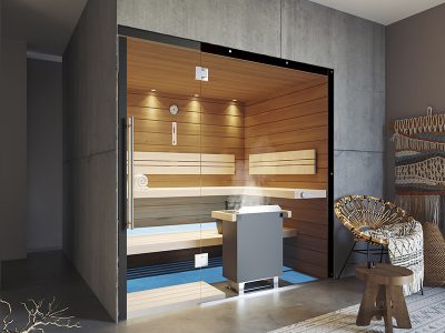 SAUNA KING FINN+BIO KOMBINIERTE SAUNA HAWAII FÜR 2-3 PERSONEN