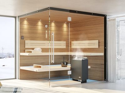 SAUNA KING FINN+BIO KOMBINIERTE SAUNA TENERIFFA FÜR 3-4 PERSONEN