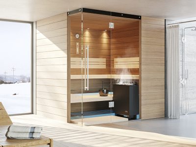 SAUNA KING FINN+BIO KOMBINIERTE SAUNA RHODOS FÜR 3-4 PERSONEN
