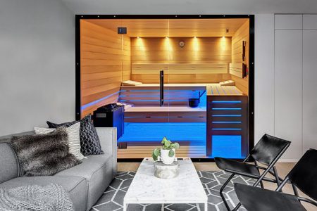 SAUNA KING FINN+BIO KOMBINIERTE SAUNA HAWAII FÜR 4-5 PERSONEN