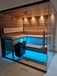 SAUNA KING FINN+INFRA KOMBINIERTE SAUNA TENERIFFA FÜR 3-4 PERSONEN