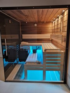 SAUNA KING FINN+INFRA KOMBINIERTE SAUNA TENERIFFA FÜR 3-4 PERSONEN